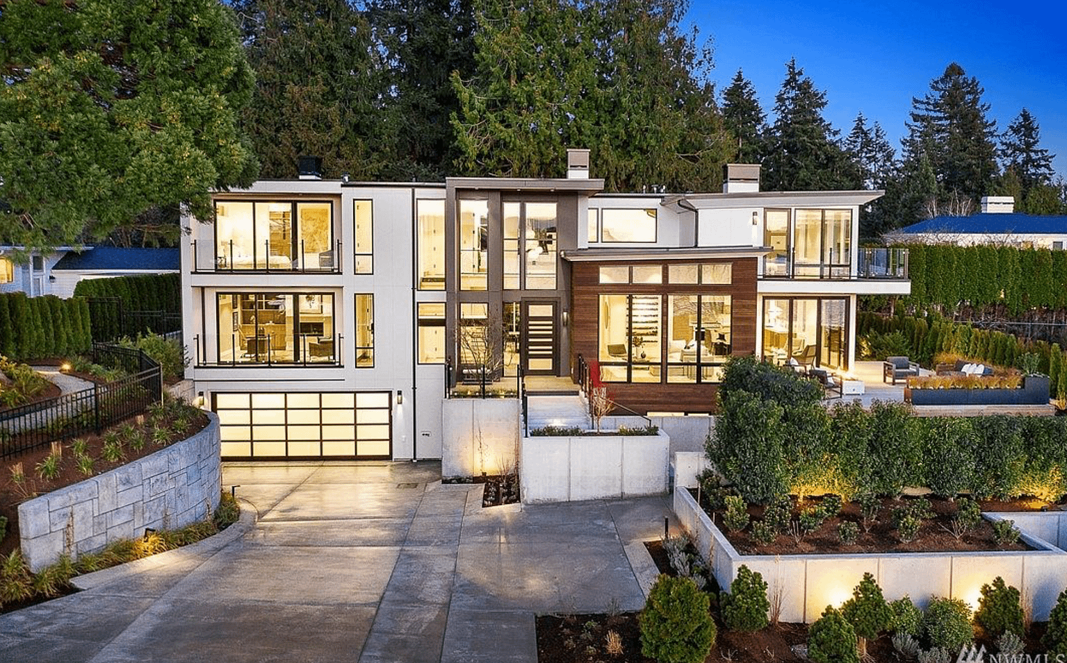 $9 Million Contemporary Style New Build In Medina, Washington - Homes