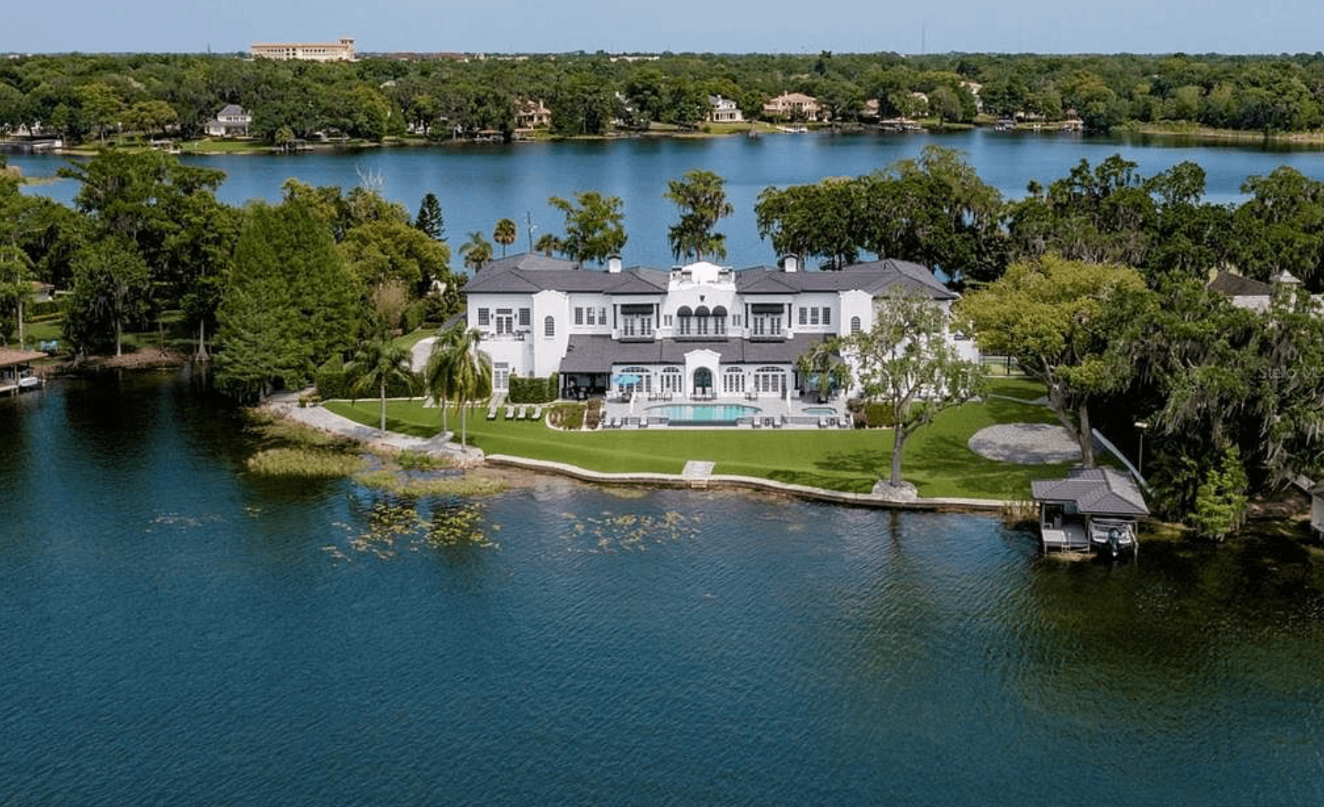 Lakefront Home In Winter Park, Florida With 18Car Garage (PHOTOS
