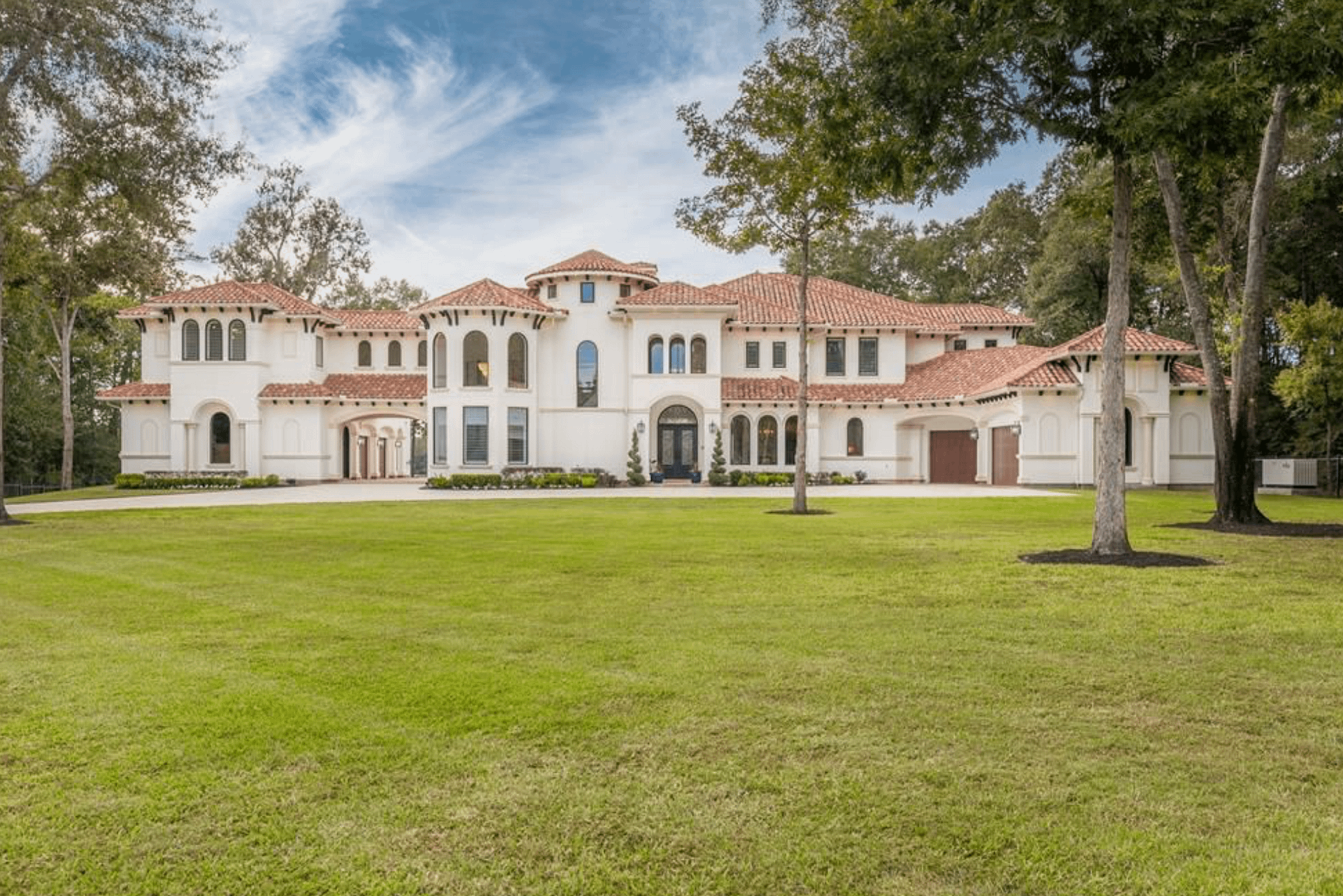 3 Million Mediterranean Style Lakefront Home In Huffman, Texas Homes