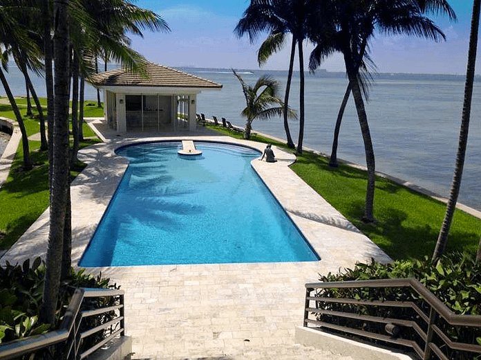 60 Million Waterfront Estate On A Peninsula In Key Biscayne, FL