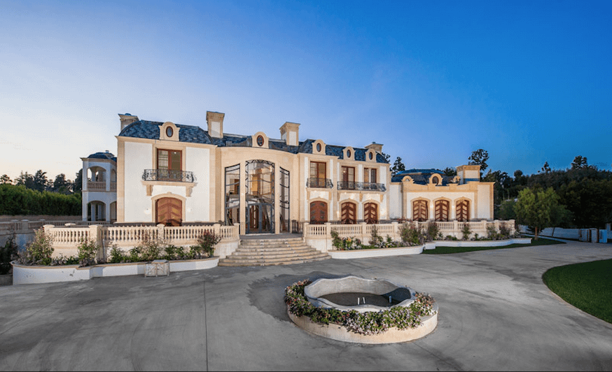 28,000 Square Newly Built Beverly Hills Mega Mansion Re-Listed For $69. ...