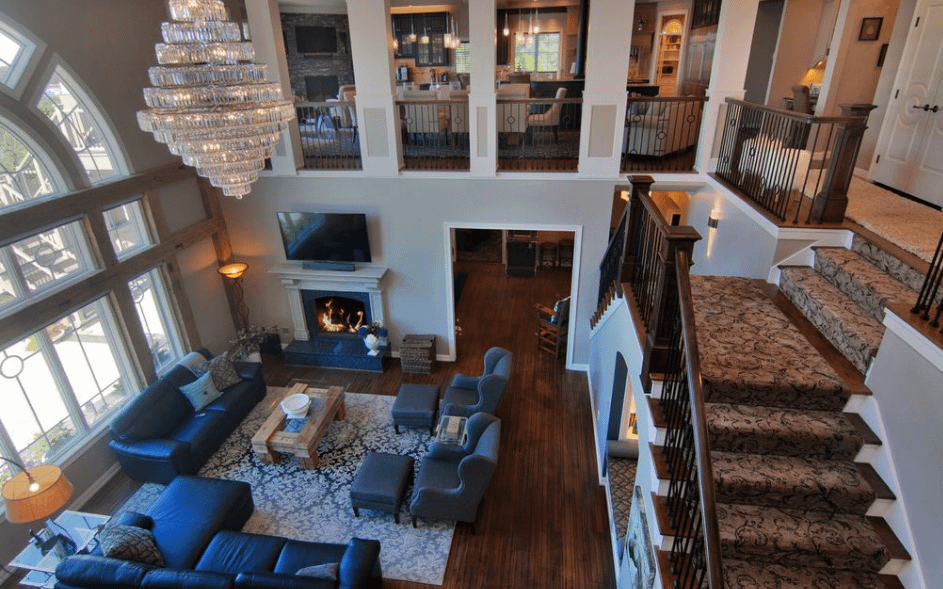 Newly Built Lakefront Home In Metamora, Michigan Homes of the Rich