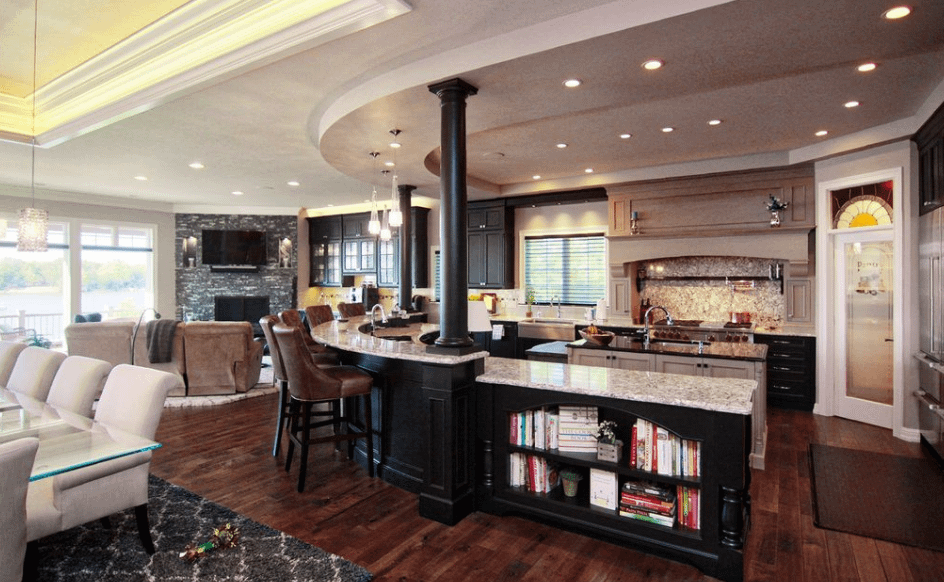 Newly Built Lakefront Home In Metamora, Michigan Homes of the Rich