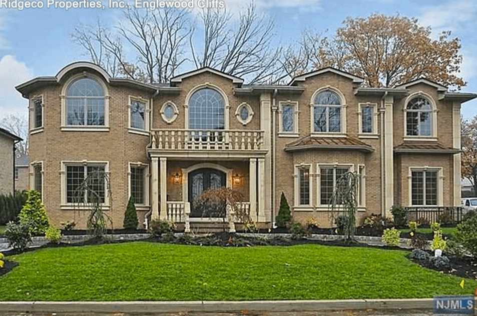 3.1 Million Newly Built Brick Colonial Home In Englewood Cliffs, NJ