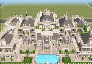 sims 3 super mansions