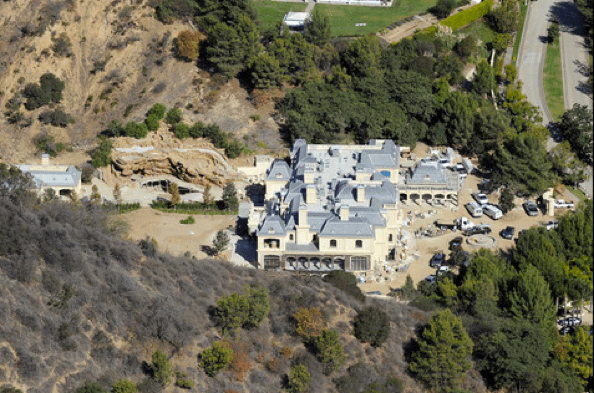 Updated Aerial Pics Of Mark Wahlberg's 34,000 Square Foot Beverly Hills ...