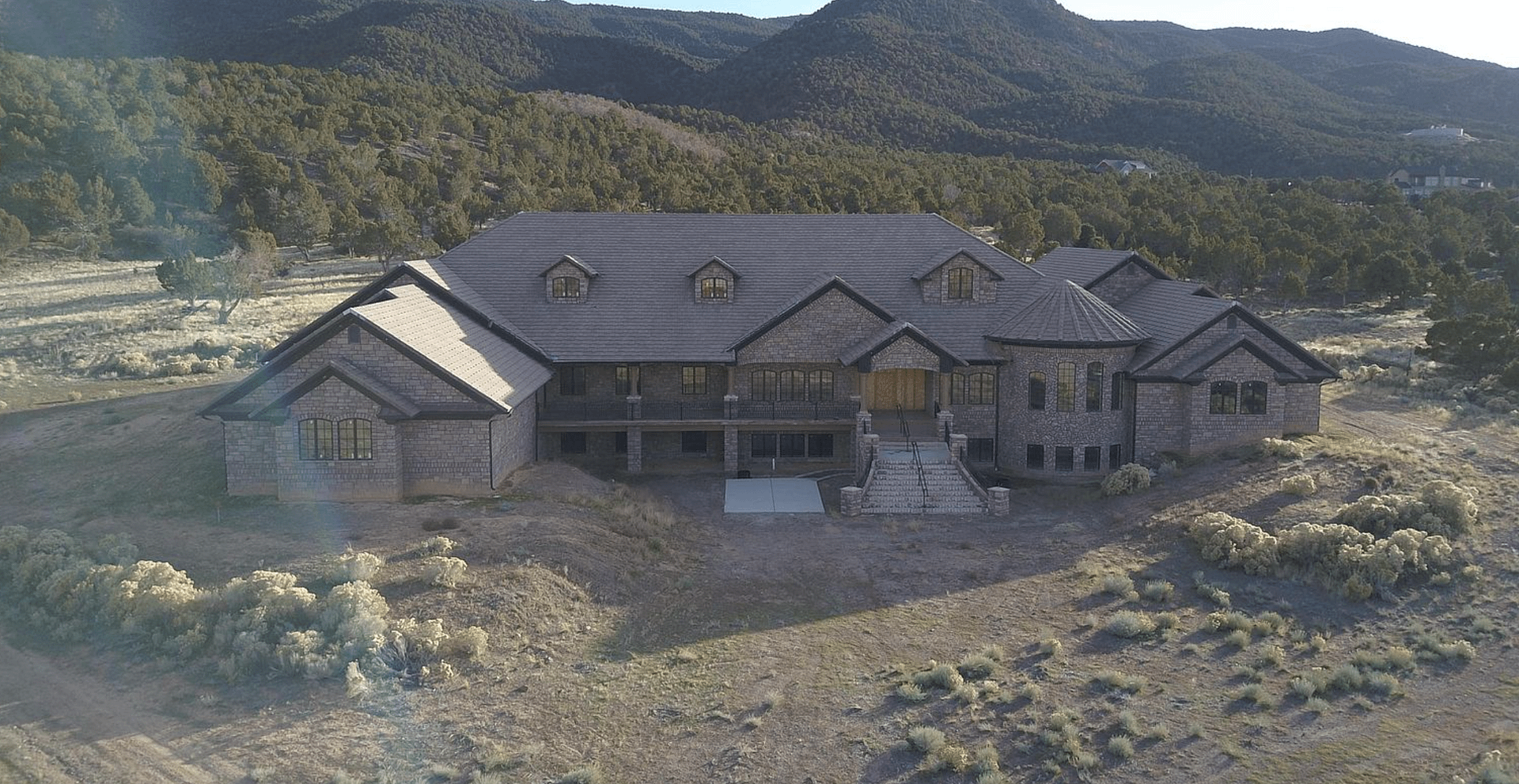 Unfinished 37,000 Square Foot Home In Parowan, Utah Homes of the Rich