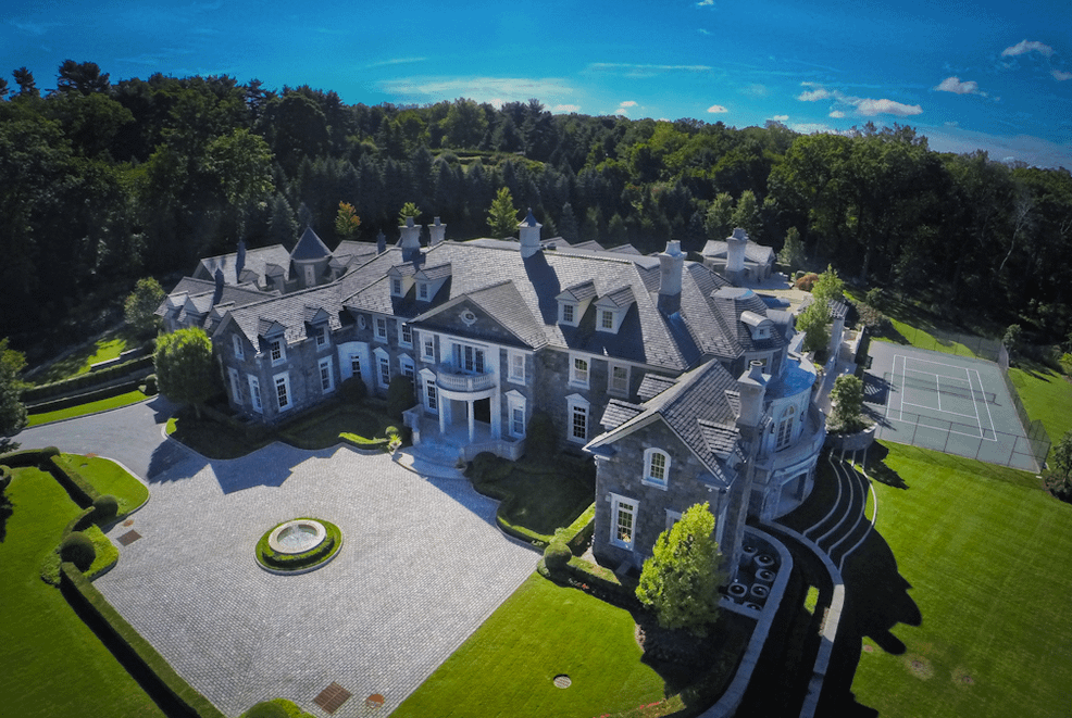 New HiRes Exterior Pics Of The Stone Mansion In Alpine, NJ Homes of