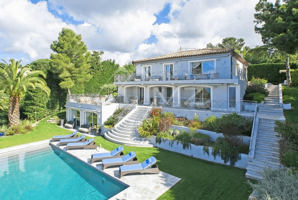 Hilltop Villa In Cannes, France - Homes of the Rich