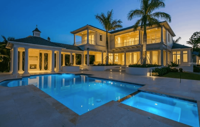 $8.4 Million Newly Built Waterfront Home In Longboat Key, FL - Homes of ...