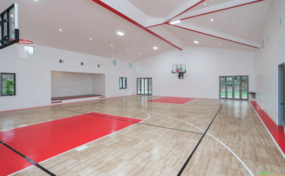 Newly Built Home In San Diego With Indoor Basketball Court Homes of