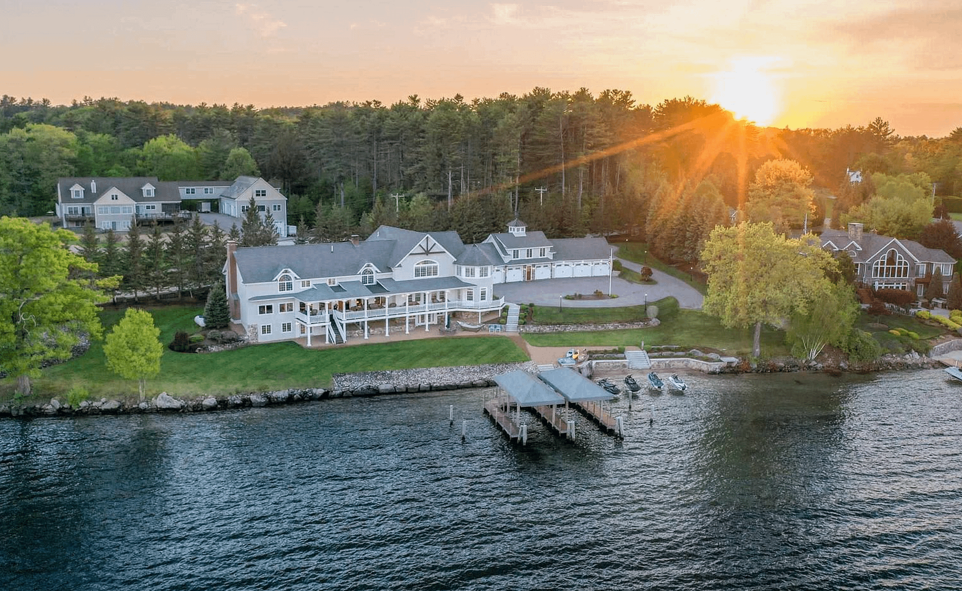 Lakefront Home In Laconia, New Hampshire With 8Car Garage Homes of