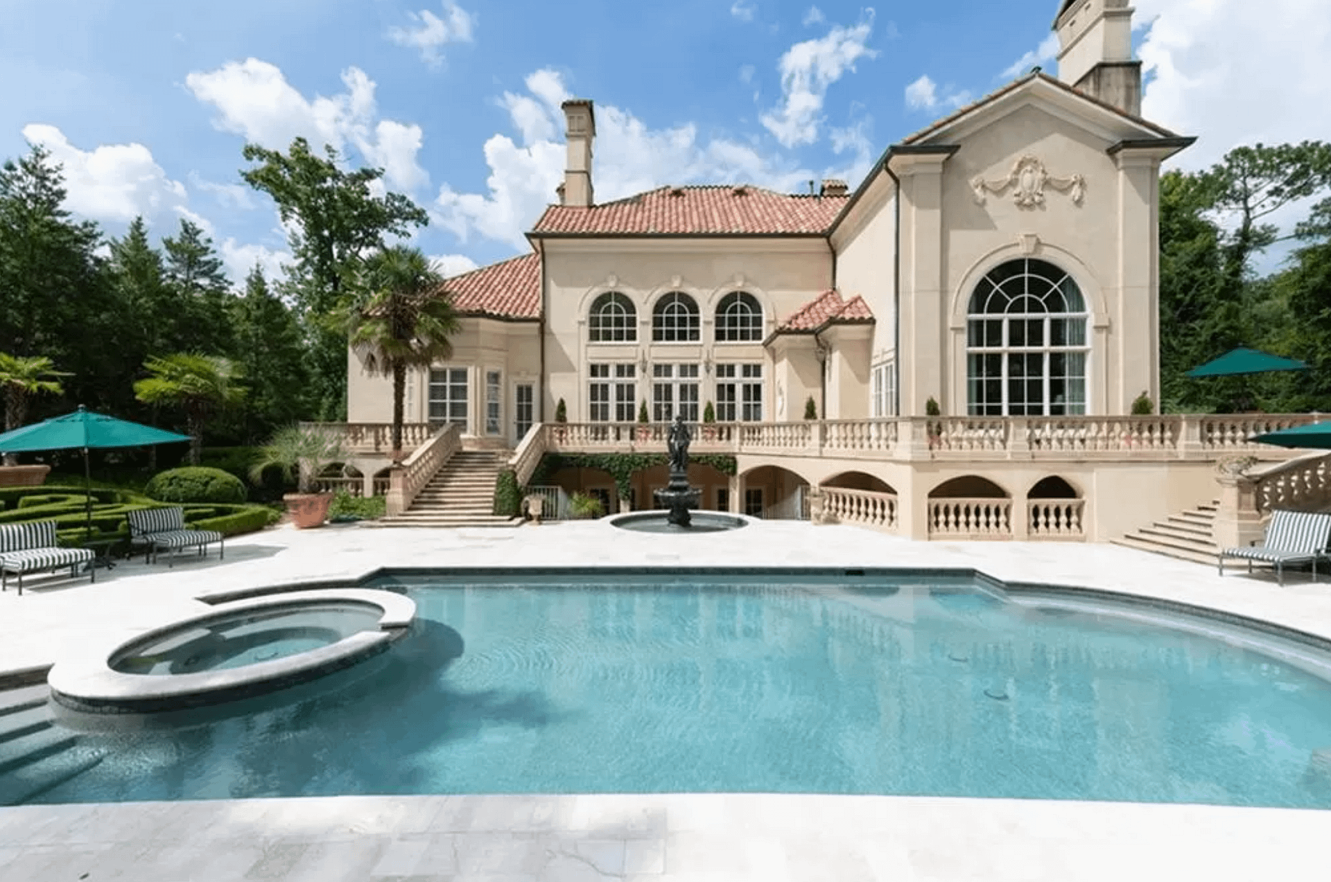 $5.9 Million Mediterranean Georgia Home With 4 Kitchens (PHOTOS)