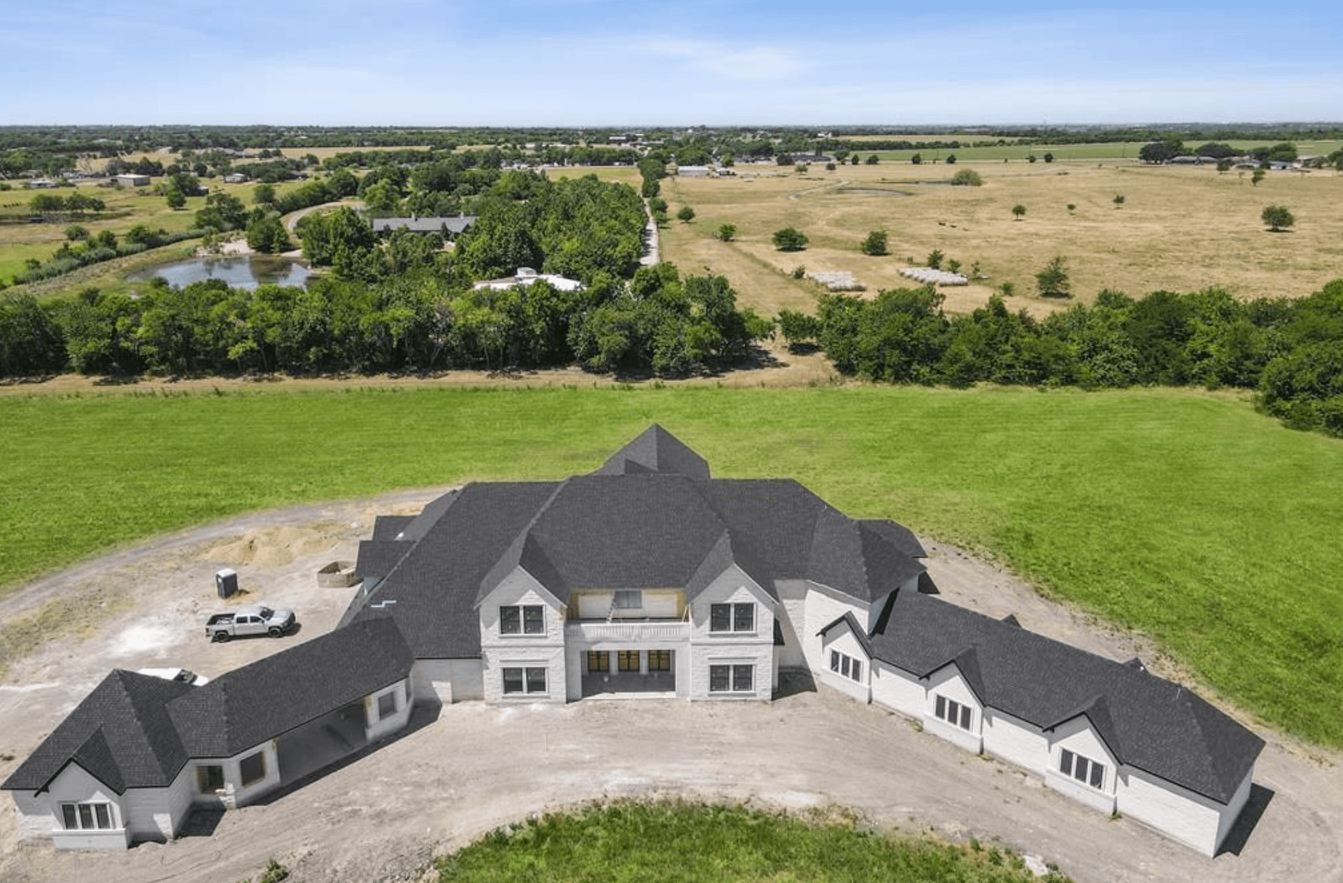 Texas New Build On 13 Acres With Bowling Alley (PHOTOS)